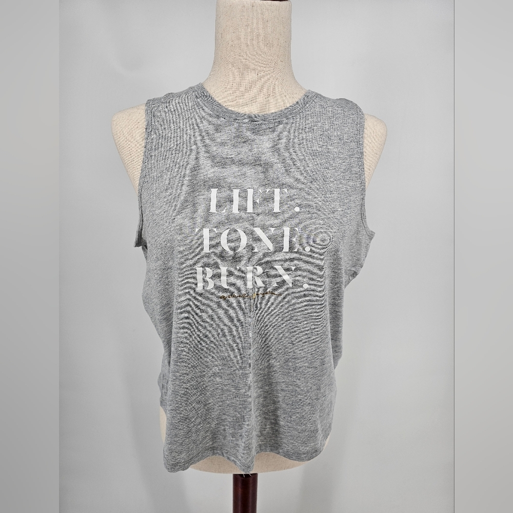 Spiritual Gangster Pure Barre Lift Tone Burn Tank Medium